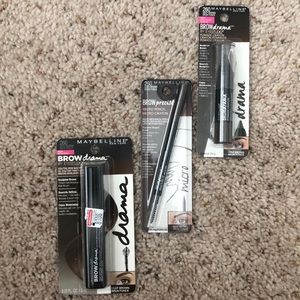 Maybelline Brow Pencil/Mascara/Crayon - Deep Brown